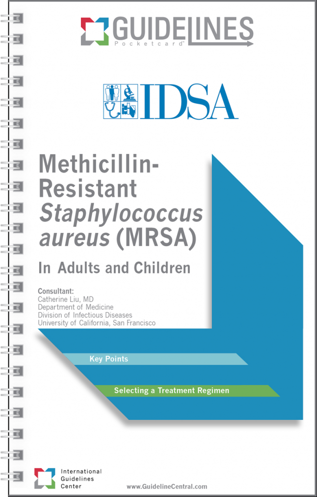 MethicillinResistant Staphylococcus aureus (MRSA) Guidelines Pocket