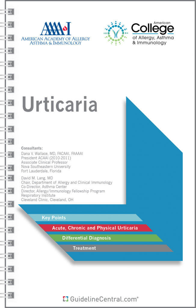 urticaria-guidelines-pocket-guide-guideline-central