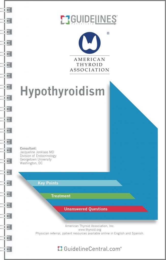 American Thyroid Association Guidelines Pocket Guides & Apps ...