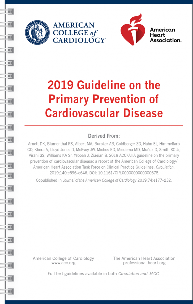 Primary Prevention Of Cardiovascular Disease Guidelines Pocket Guide ...