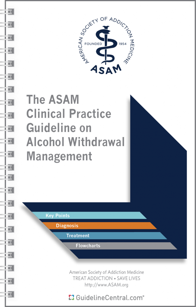 Alcohol Withdrawal Management Guidelines Pocket Guide - Guideline Central