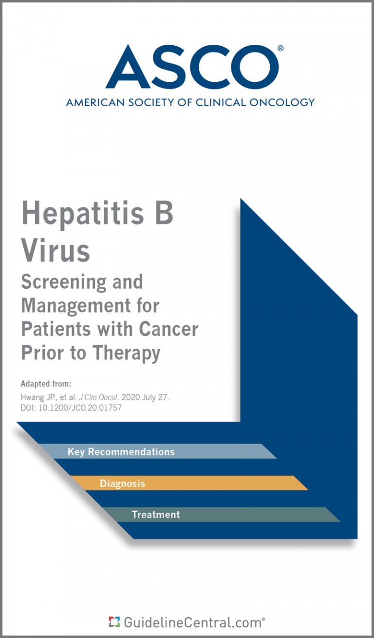 Hepatitis B Virus Screening And Management For Patients With Cancer ...