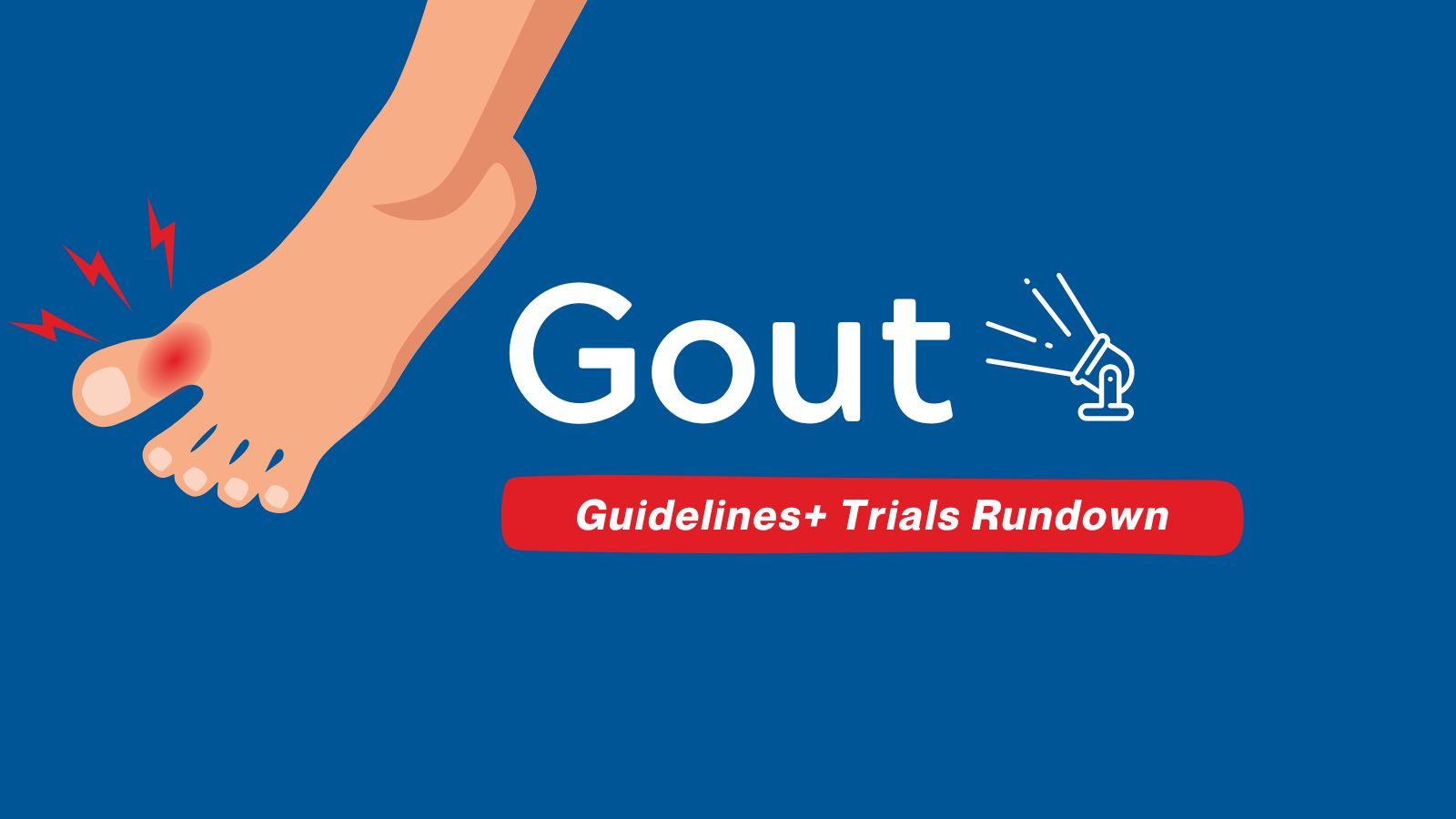 Guidelines+ Trials Rundown - Gout