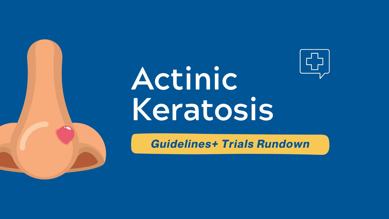 Guidelines + Trials Rundown Actinic Keratosis